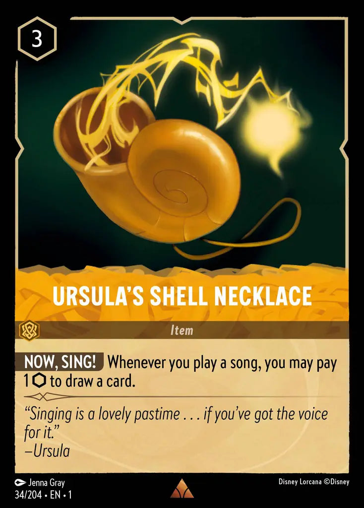 Ursula's Shell Necklace 34/204 (The First Chapter)