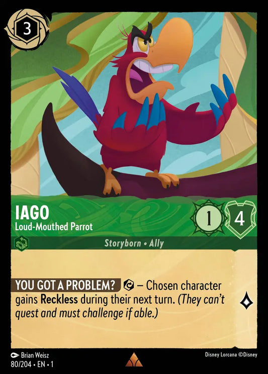 Iago - Loud-Mouthed Parrot 80/204 (The First Chapter)