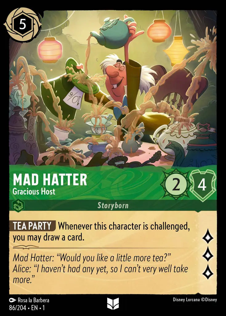 Mad Hatter - Gracious Host 86/204 (The First Chapter)