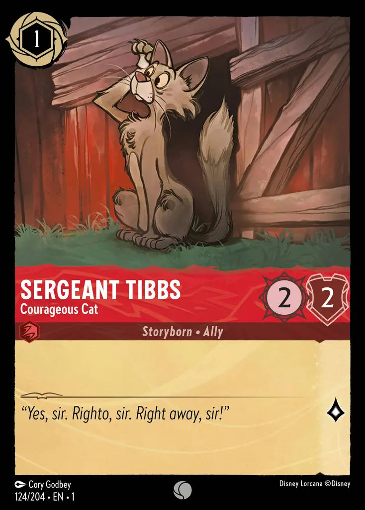 Sergeant Tibbs - Courageous Cat 124/204 (The First Chapter)