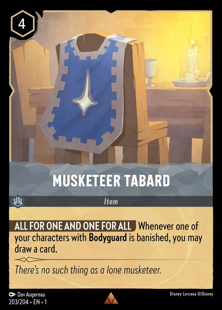 Musketeer Tabard 203/204 (The First Chapter)