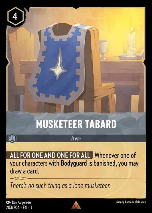 Musketeer Tabard 203/204 (The First Chapter)