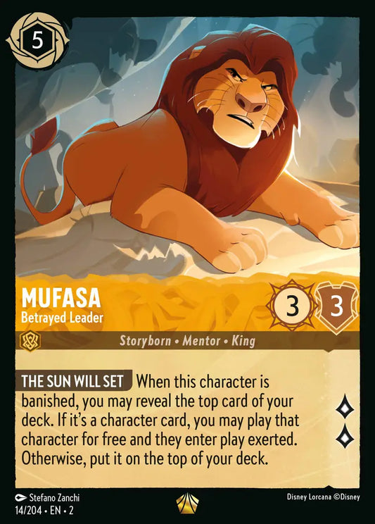 Mufasa - Betrayed Leader 14/204 (Rise Of The Floodborn)