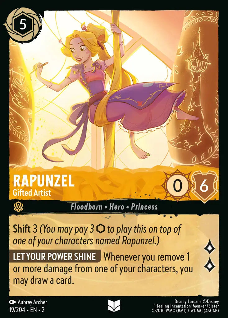 Rapunzel - Gifted Artist 19/204 (Rise Of The Floodborn)