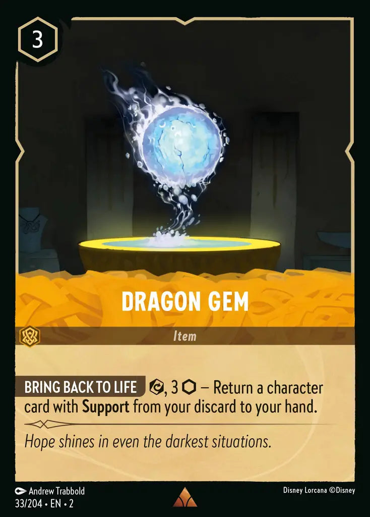 Dragon Gem 33/204 (Rise Of The Floodborn)