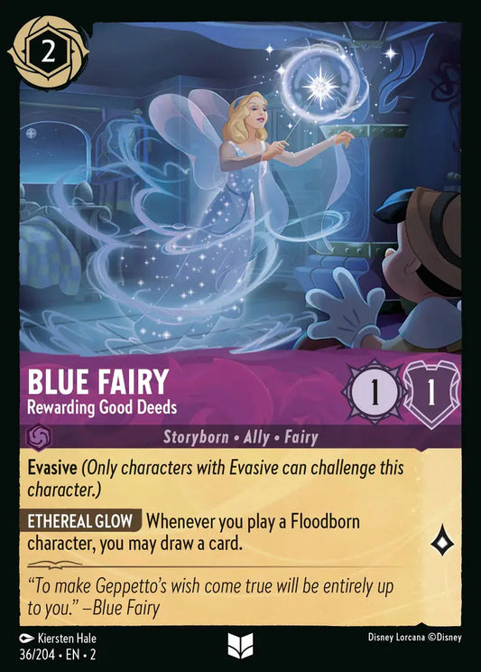 Blue Fairy - Rewarding Good Deeds 36/204 (Rise Of The Floodborn)