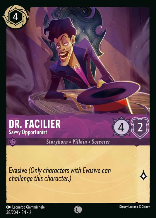 Dr. Facilier - Savvy Opportunist 38/204 (Rise Of The Floodborn)