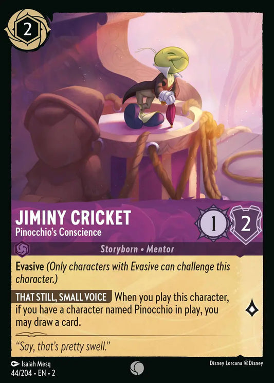 Jiminy Cricket - Pinocchio's Conscience 44/204 (Rise Of The Floodborn)