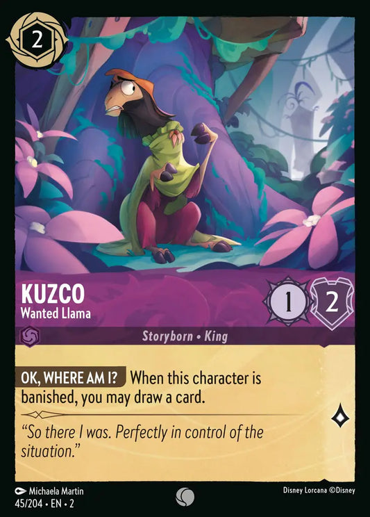 Kuzco - Wanted Llama 45/204 (Rise Of The Floodborn)