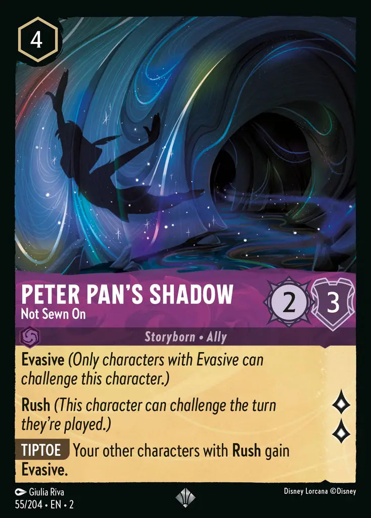 Peter Pan's Shadow - Not Sewn On 55/204 (Rise Of The Floodborn)