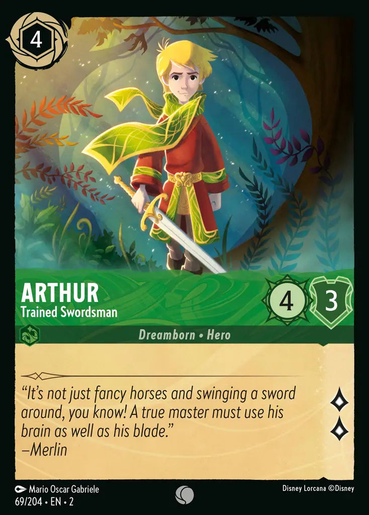 Arthur - Trained Swordsman 69/204 (Rise Of The Floodborn)
