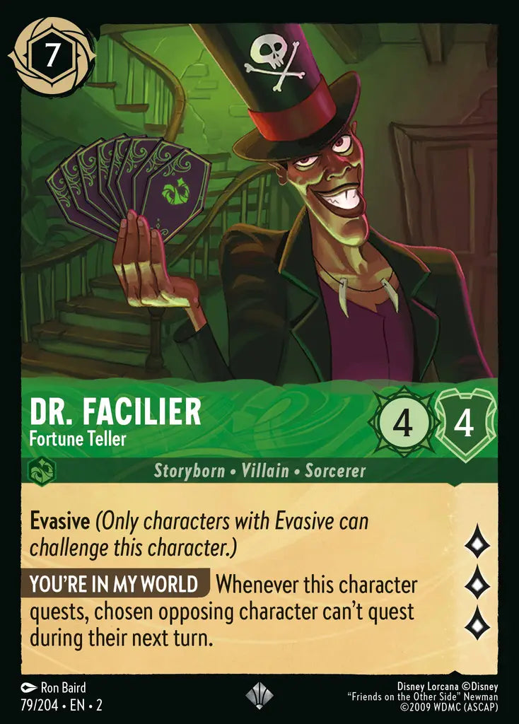 Dr. Facilier - Fortune Teller 79/204 (Rise Of The Floodborn)