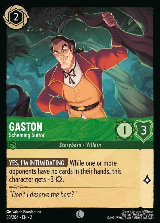 Gaston - Scheming Suitor 83/204 (Rise Of The Floodborn)