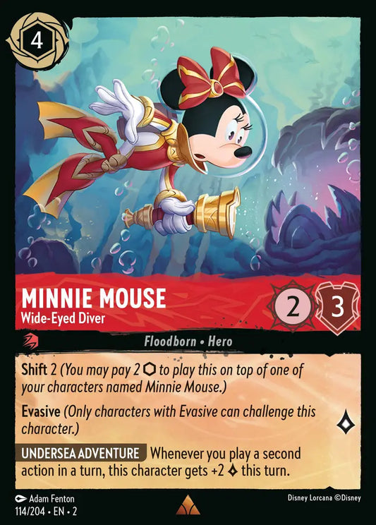 Minnie Mouse - Wide-Eyed Diver 114/204 (Rise Of The Floodborn)