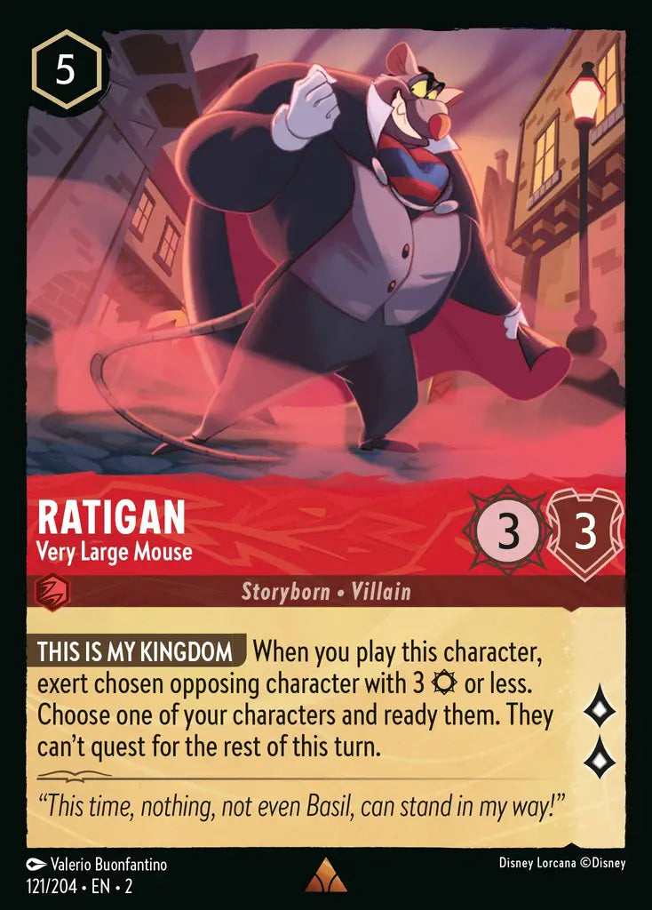 Ratigan - Very Large Mouse 121/204 (Rise Of The Floodborn)