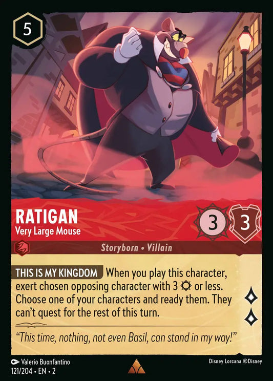 Ratigan - Very Large Mouse 121/204 (Rise Of The Floodborn)