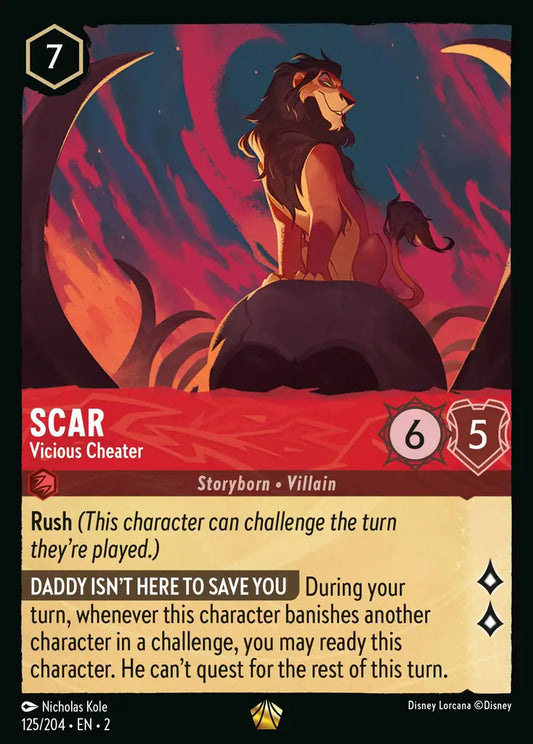 Scar - Vicious Cheater 125/204 (Rise Of The Floodborn)