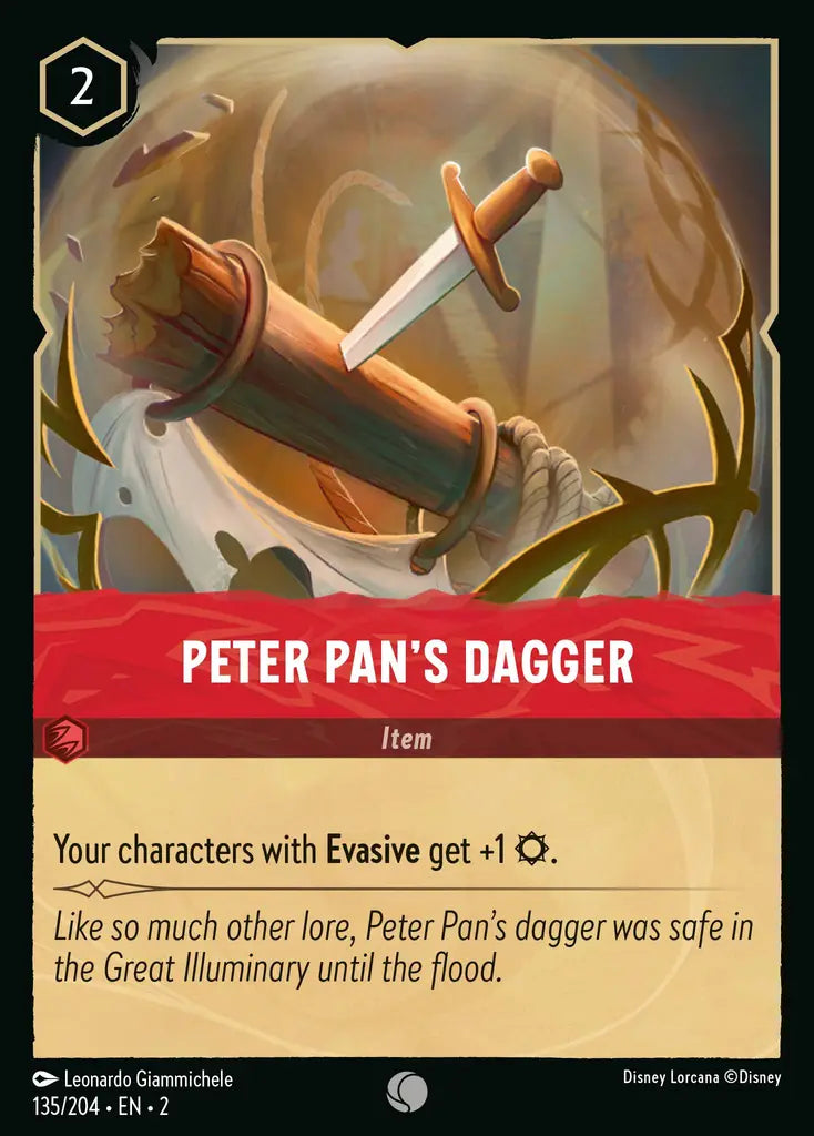 Peter Pan's Dagger 135/204 (Rise Of The Floodborn)