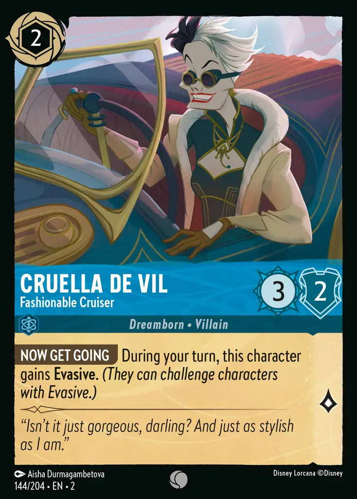 Cruella De Vil - Fashionable Cruiser 144/204 (Rise Of The Floodborn)