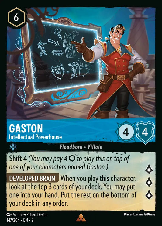 Gaston - Intellectual Powerhouse 147/204 (Rise Of The Floodborn)