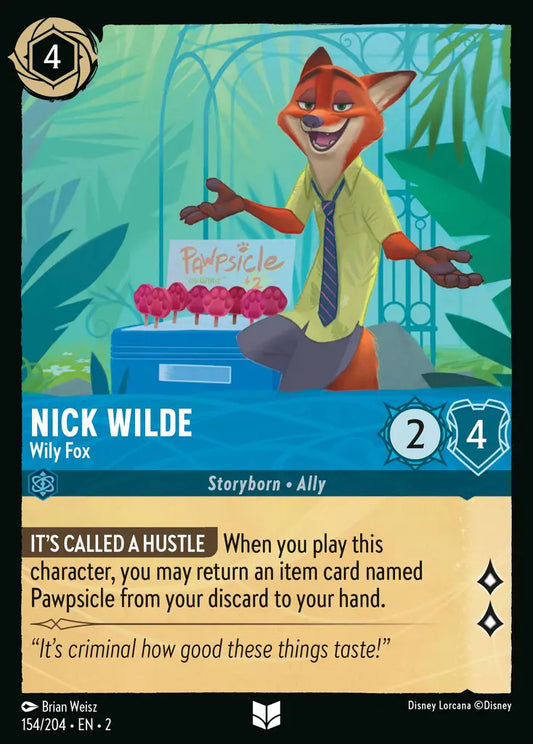 Nick Wilde - Wily Fox 154/204 (Rise Of The Floodborn)