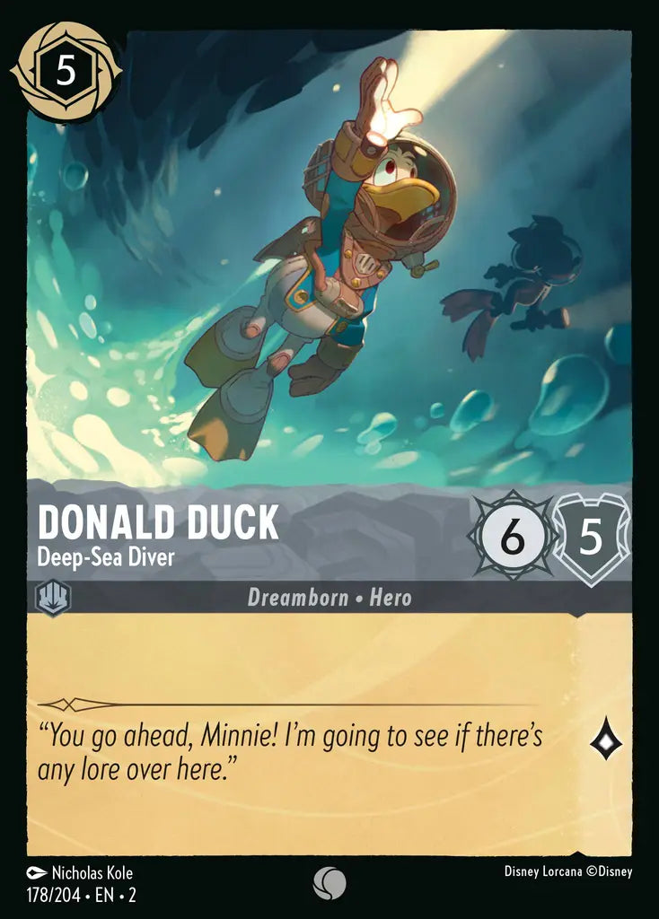Donald Duck - Deep-Sea Diver 178/204 (Rise Of The Floodborn)