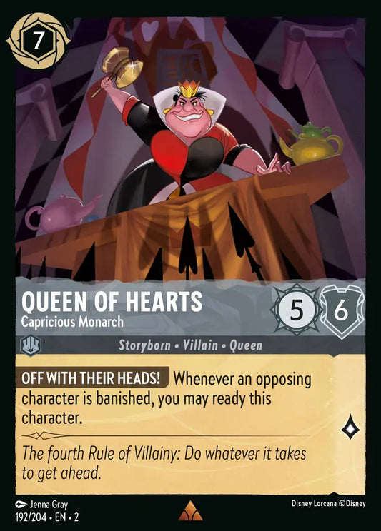 Queen of Hearts - Capricious Monarch 192/204 (Rise Of The Floodborn)