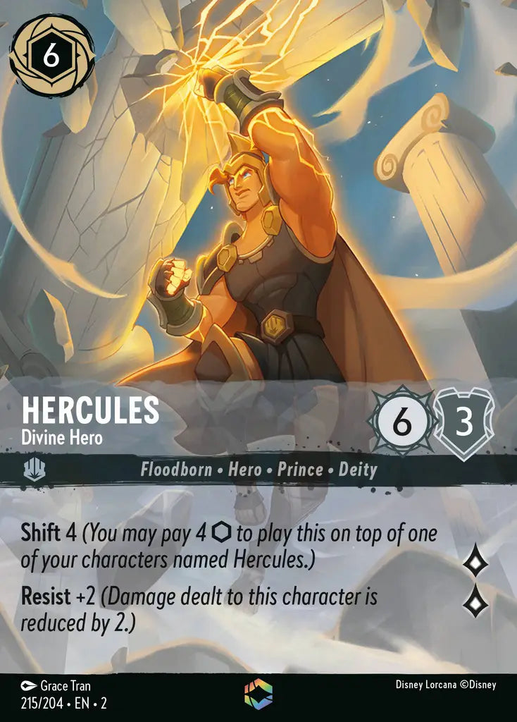 Hercules - Divine Hero 215/204 - Enchanted (Rise Of The Floodborn)