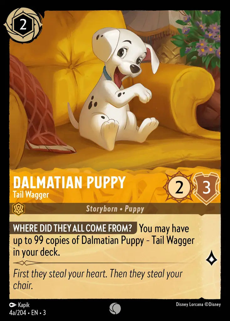 Dalmatian Puppy - Tail Wagger 4a/204 (Into The Inklands)