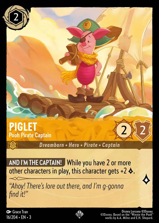Piglet - Pooh Pirate Captain 16/204 (Into The Inklands)