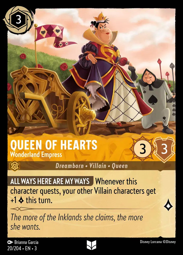 Queen of Hearts - Wonderland Empress 20/204 (Into The Inklands)