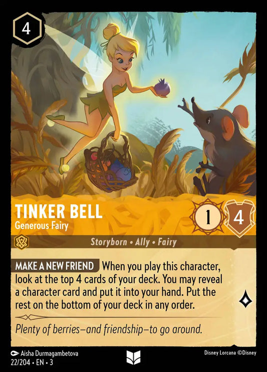 Tinker Bell - Generous Fairy 22/204 (Into The Inklands)
