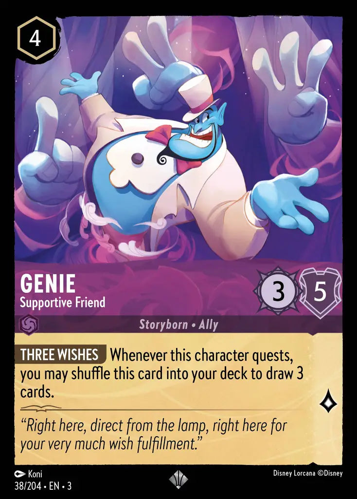 Genie - Supportive Friend 38/204 (Into The Inklands)