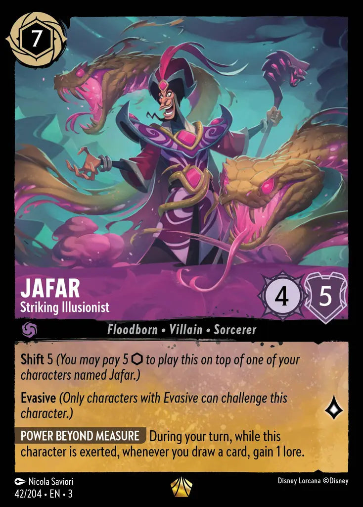 Jafar - Striking Illusionist 42/204 (Into The Inklands)