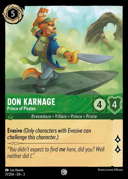Don Karnage - Prince of Pirates 71/204 (Into The Inklands)