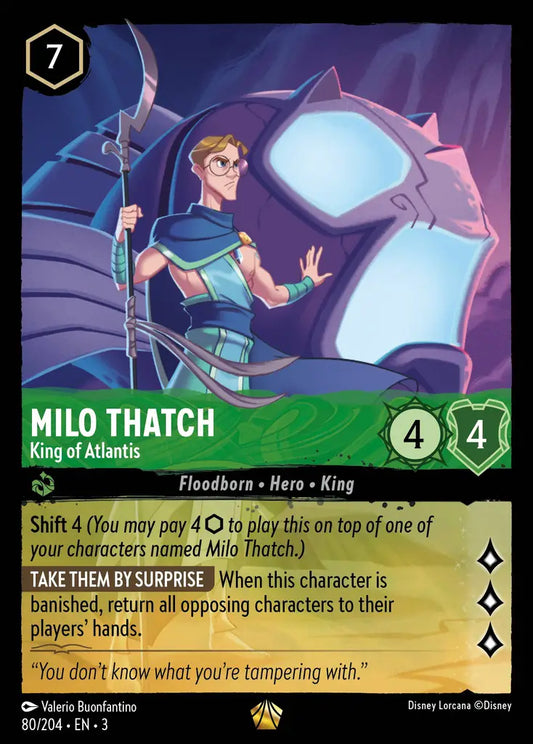 Milo Thatch - King of Atlantis 80/204 (Into The Inklands)