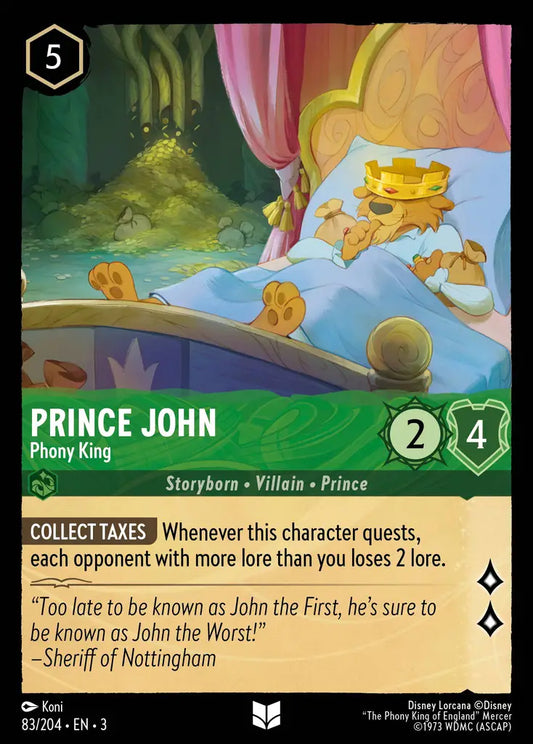 Prince John - Phony King 83/204 (Into The Inklands)