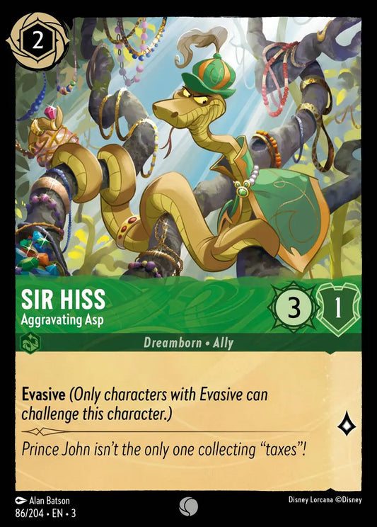 Sir Hiss - Aggravating Asp 86/204 (Into The Inklands)