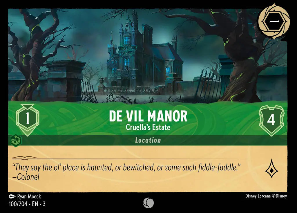 De Vil Manor - Cruella's Estate 100/204 (Into The Inklands)