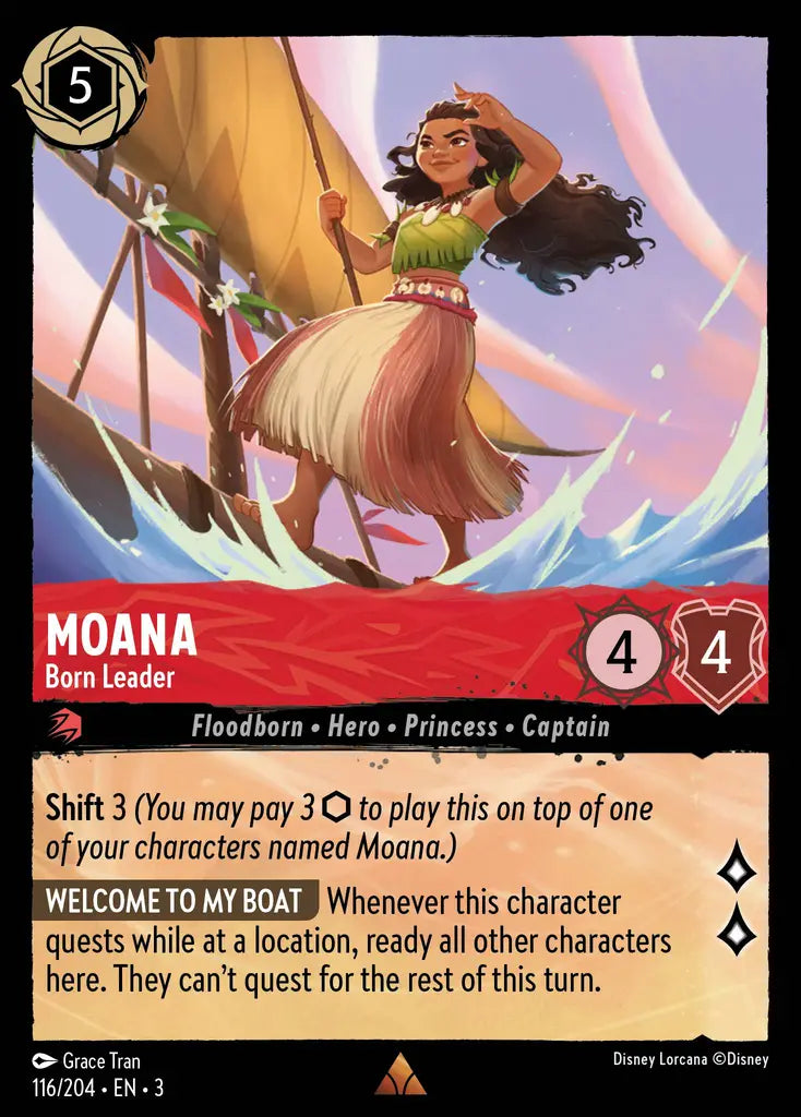 Moana - Born Leader 116/204 (Into The Inklands)