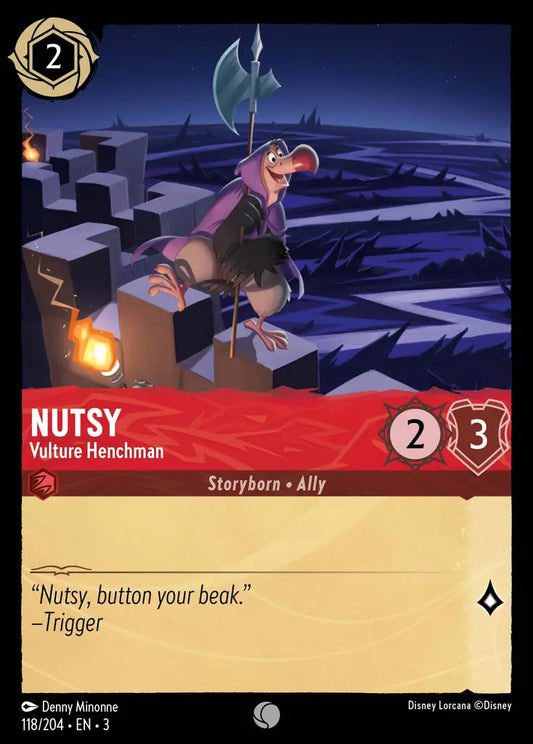 Nutsy - Vulture Henchman 118/204 (Into The Inklands)