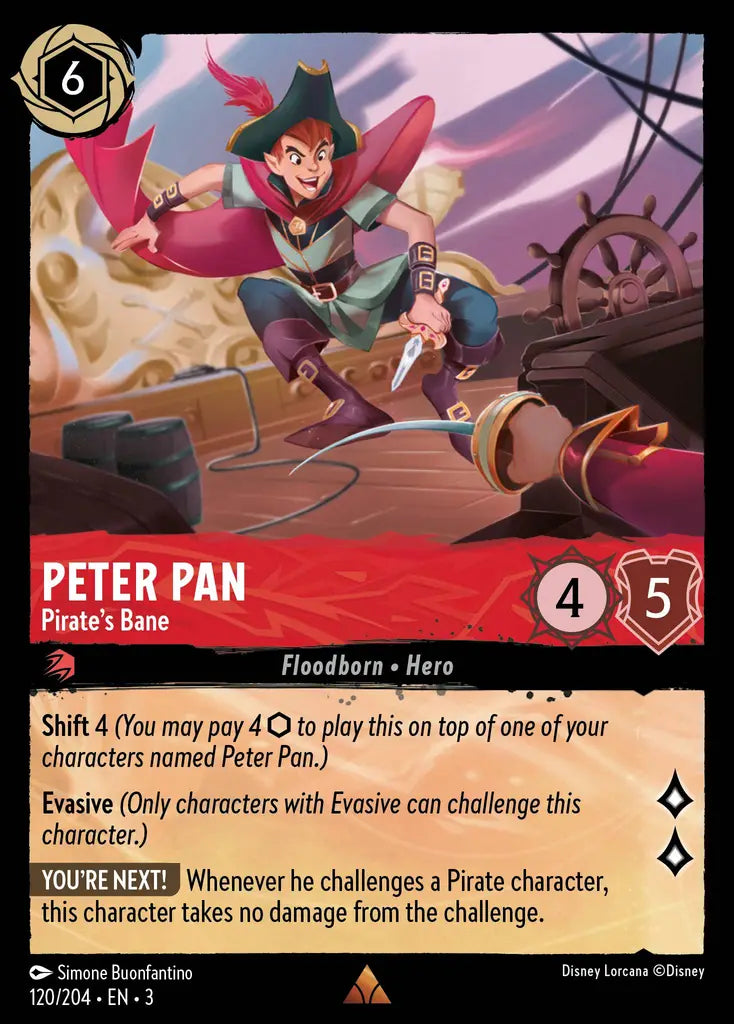 Peter Pan - Pirate's Bane 120/204 (Into The Inklands)