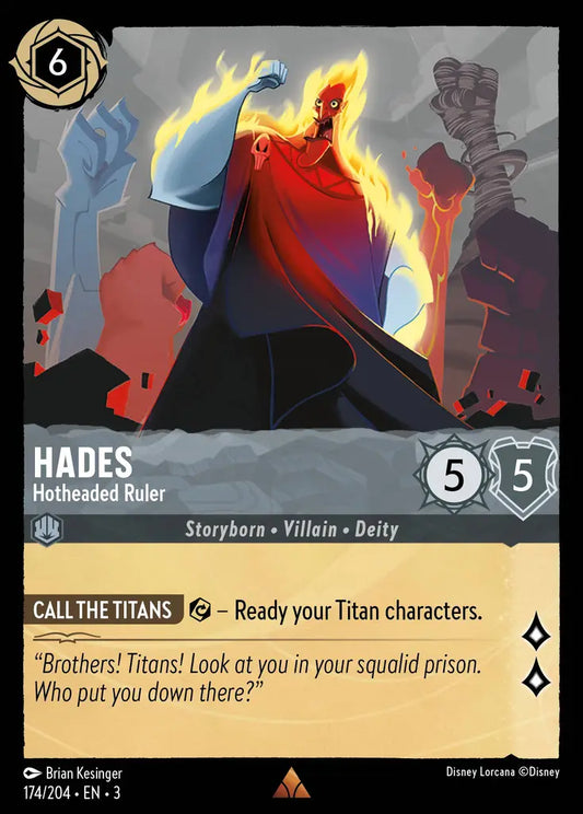 Hades - Hotheaded Ruler 174/204 (Into The Inklands)