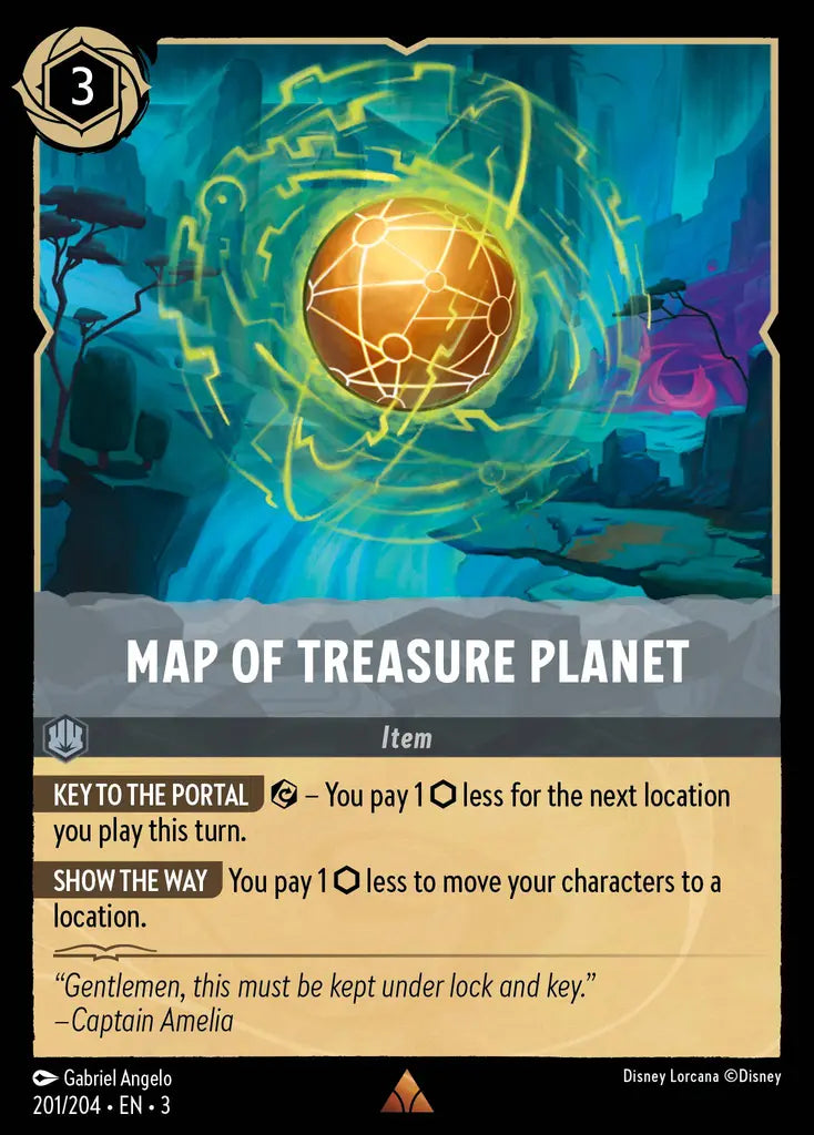 Map of Treasure Planet 201/204 (Into The Inklands)