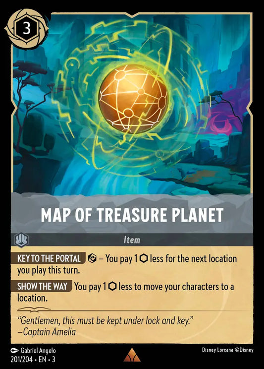 Map of Treasure Planet 201/204 (Into The Inklands)