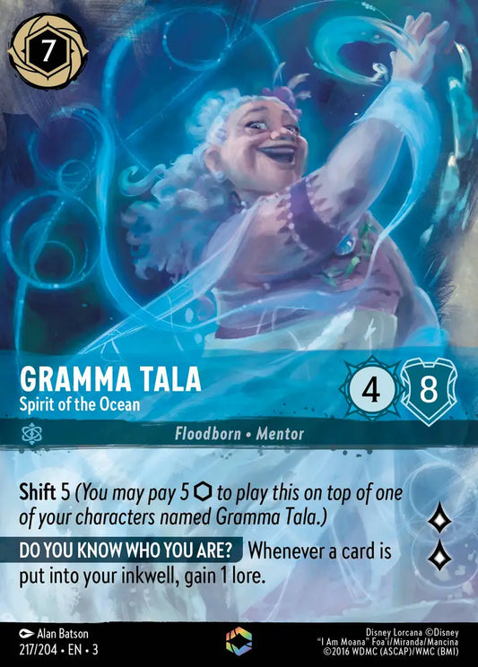 Gramma Tala - Spirit of the Ocean 217/204 - Enchanted (Into The Inklands)