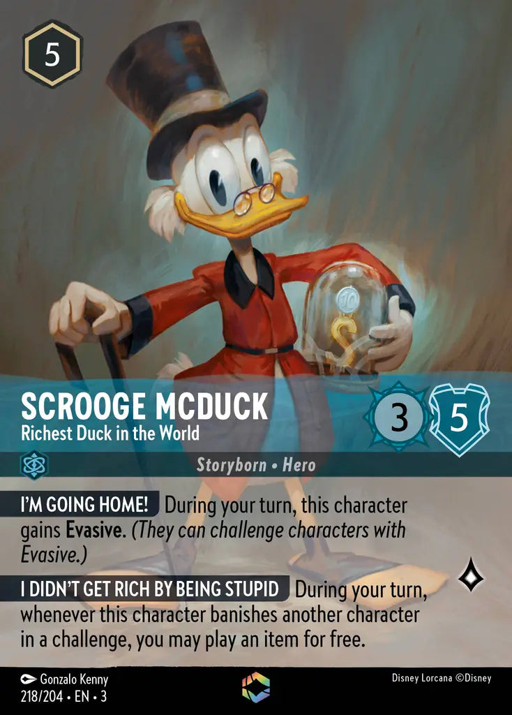 Scrooge McDuck - Richest Duck in the World 218/204 - Enchanted (Into The Inklands)