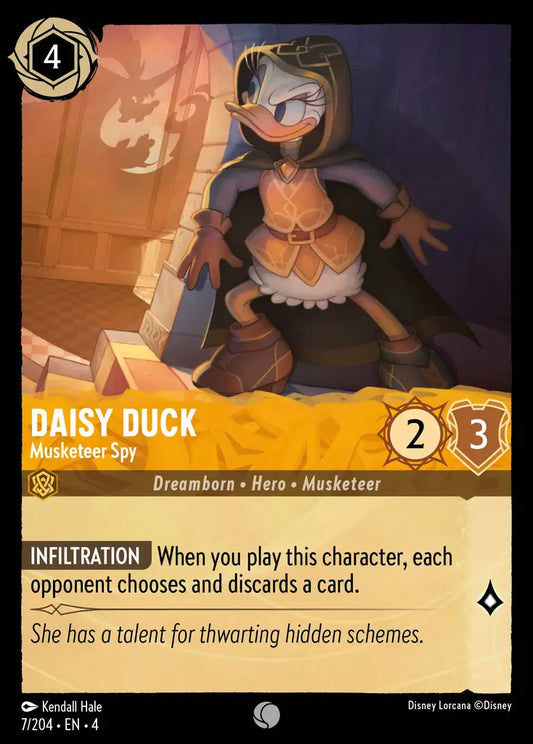 Daisy Duck - Musketeer Spy 7/204 (Ursula's Return)