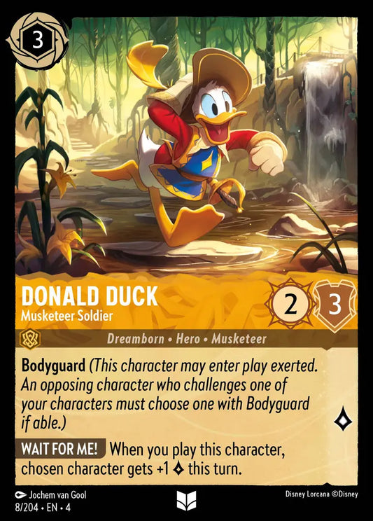 Donald Duck - Musketeer Soldier 8/204 (Ursula's Return)