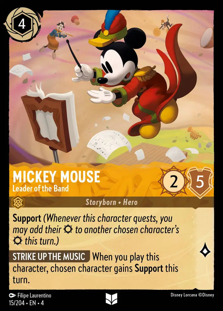 Mickey Mouse - Leader of the Band 15/204 (Ursula's Return)